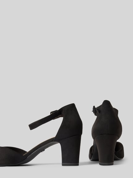 Tamaris Pumps met blokhak Zwart - 2
