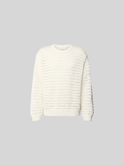 Sweter o kroju relaxed fit w wyglądzie dzianiny Shop The Look MANNEQUINE