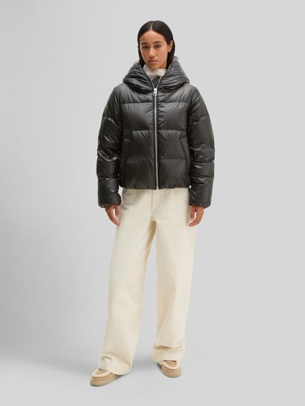 Marc O'Polo Steppjacke mit voluminöser Kapuze Anthrazit 1
