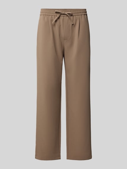 Weite Hose aus mit Bundfalten Modell 'WILL' Shop The Look MANNEQUINE