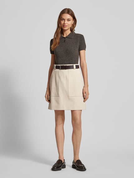 windsor. Minirock mit aufgesetzten Taschen Beige Melange 1