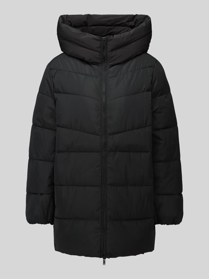 Jake*s Casual Pufferjacke mit Kapuze Black 2