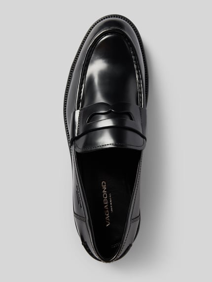 Vagabond Slippers van runderleer, model 'ALEX M' Zwart - 3