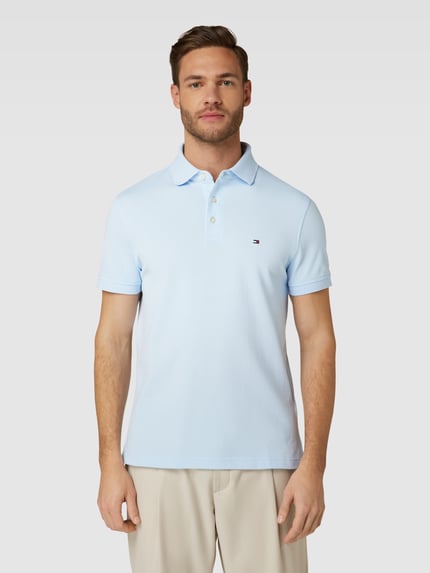 Tommy Hilfiger Koszulka polo o kroju slim fit model ‘1985’ Jasnoniebieski 4