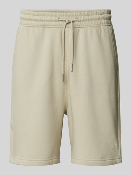Tom Tailor Denim Relaxed fit sweatshorts in een katoenmix in joggerstijl Beige - 2