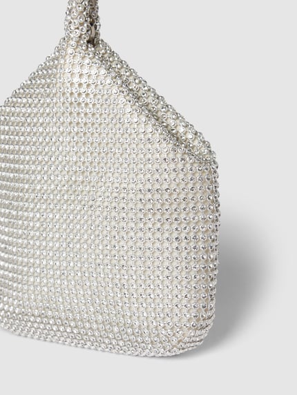 Jake*s Cocktail Bucket-Bag mit Strasssteinbesatz Silber 3