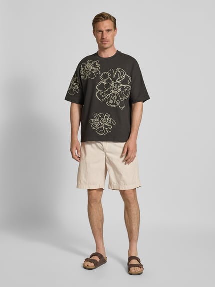 American Vintage Shorts mit Gesäßtaschen Modell 'BAILOW' Ecru 1