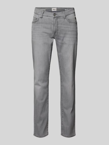 Brax Jeansy Slim Fit z 5-kieszeniowym designem model 'Chuck' Jasnoszary 2