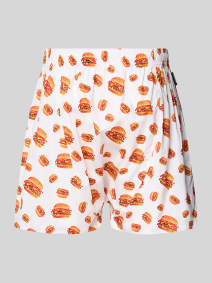 POCKIES Boxershorts mit elastischem Bund im 2er-Pack Bordeaux 3