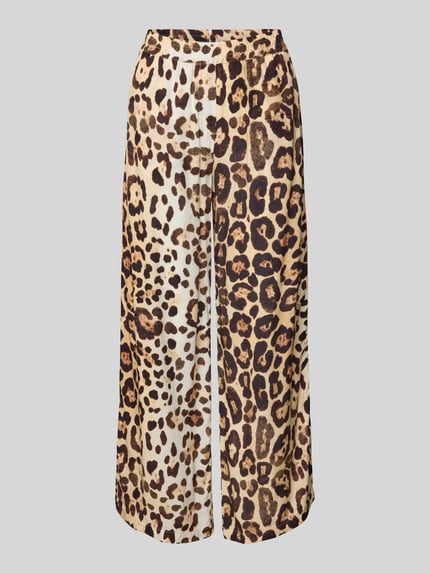 Emily Van den Bergh Stoffhose mit elastischem Bund Beige 2