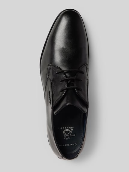 bugatti Derby-Schuhe aus echtem Leder Modell "GAPO" Black 3