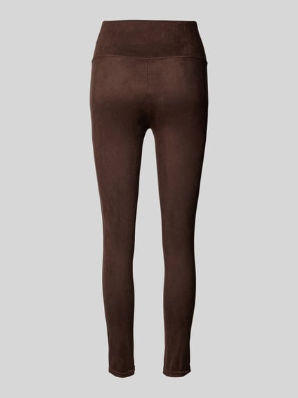 MAGIC Bodyfashion Legginsy z elastycznym pasem Ciemnobrązowy 3