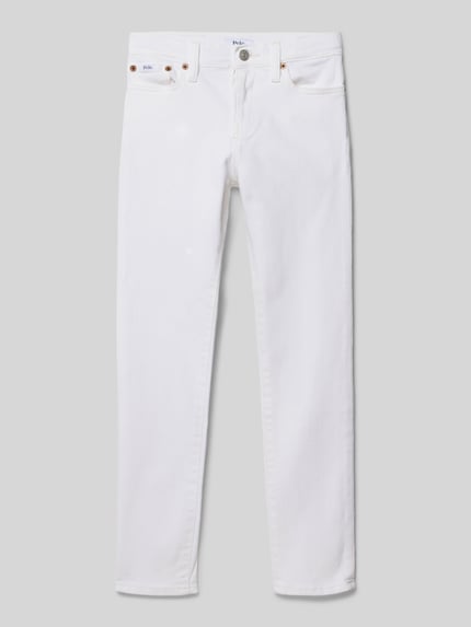 Polo Ralph Lauren Teens Jeans mit 5-Pocket-Design Modell 'SULLIVAN' Weiss 1