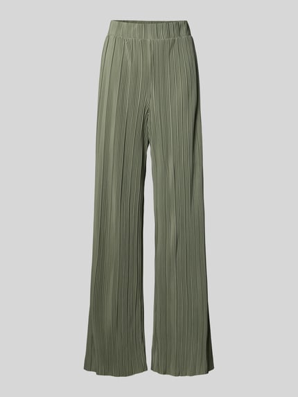 ONLY Straight Leg Hose mit Plissees Modell 'RAVENNA' Schilf 2