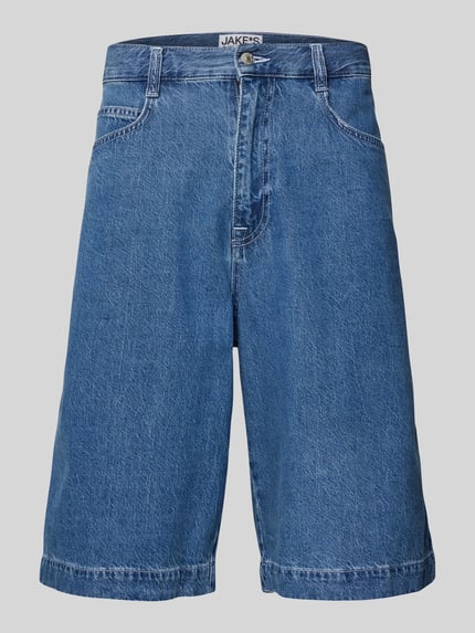 Jake*s Studio Men Regular Fit Jeansshorts im 5-Pocket-Design Blau 2