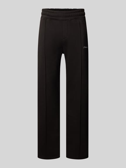 Spodnie dresowe z elastycznym pasem i wyhaftowanym logo Shop The Look MANNEQUINE