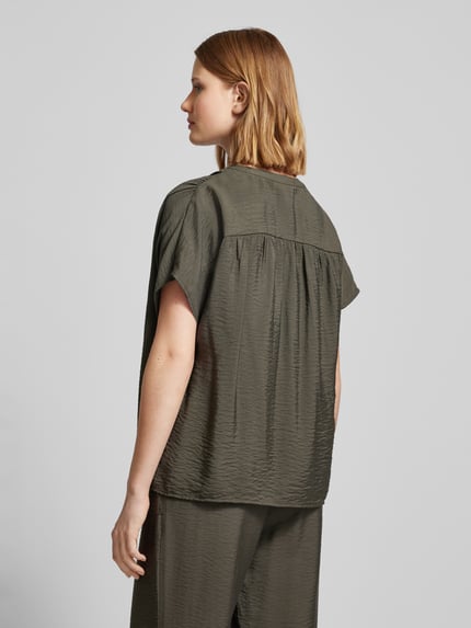 someday. Blouse met V-hals, model 'Zinou' Donkergroen - 5