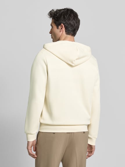 Lacoste Regular Fit Sweatjacke aus Baumwoll-Mix Offwhite 5
