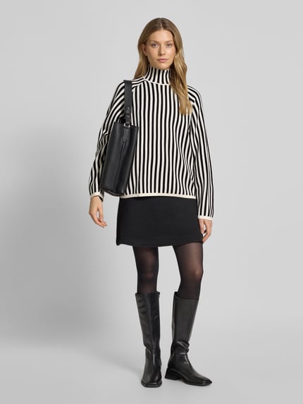 b.young Regular Fit Pullover aus Viskose-Mix Modell 'Otari' Black 1
