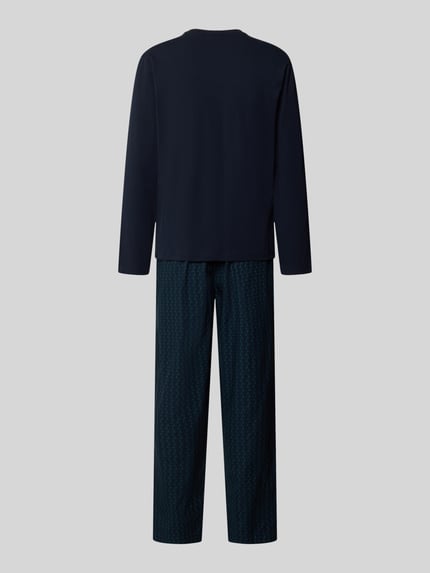 BOSS Pyjama-Set Modell 'Chris Long Set' Marine 3
