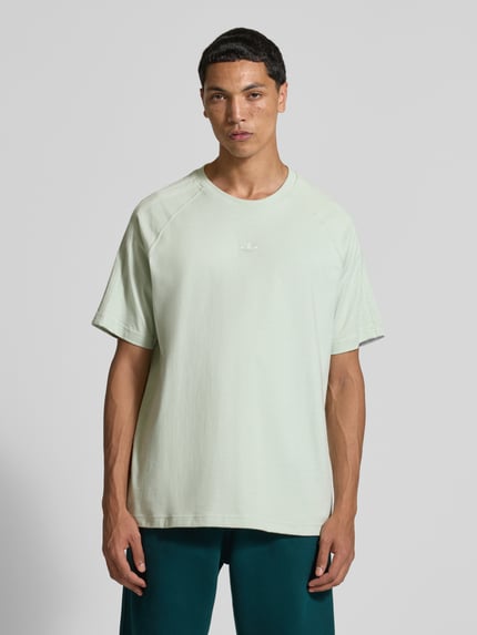 adidas Originals T-Shirt mit Rundhalsausschnitt und Label-Stitching Lind 4