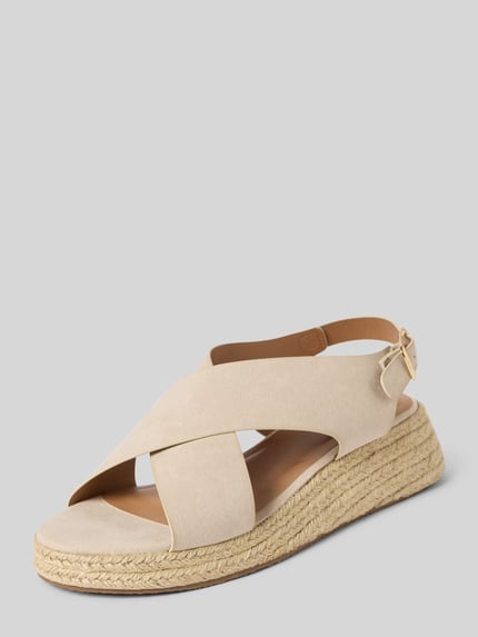 ONLY Wedges met open tenen, model 'MINERVA-2' Ecru - 1