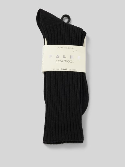 FALKE Socken aus Woll-Mix mit Kaschmir-Anteil Modell 'COSY' Black 3