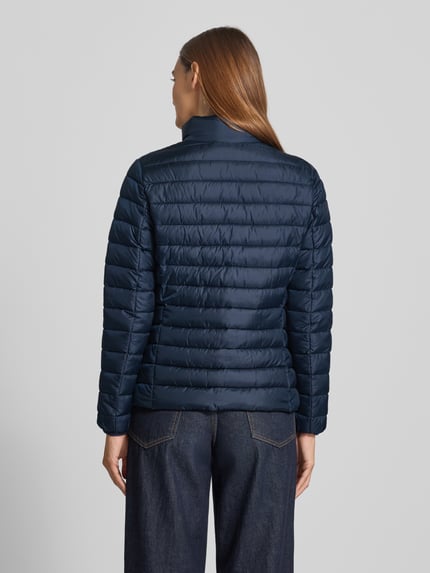 s.Oliver RED LABEL Slim fit gewatteerd jack met opstaande kraag Marineblauw - 5