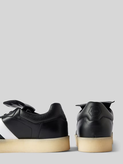 BALR. Sneakers van zuiver leer met labelprint, model 'GOTG' Zwart - 2