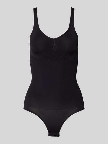 MAGIC Bodyfashion Body met boothals, model 'SLIM BODY' Zwart - 1