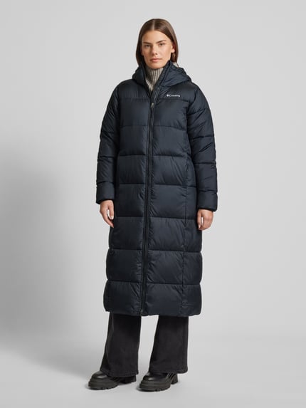 Columbia Steppmantel mit Label-Print Black 4