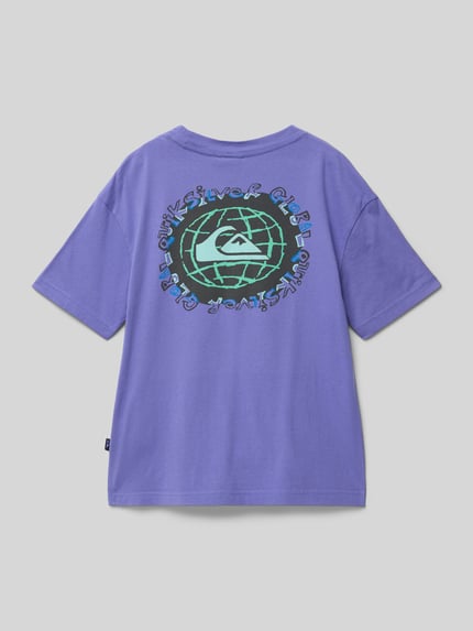 Quiksilver T-Shirt mit Rundhalsausschnitt Modell 'GLOBAL HEAT' Lila 3