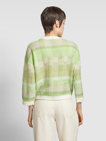 OPUS Loose Fit Strickpullover mit Woll-Anteil Modell 'Polira' Hellgruen 5