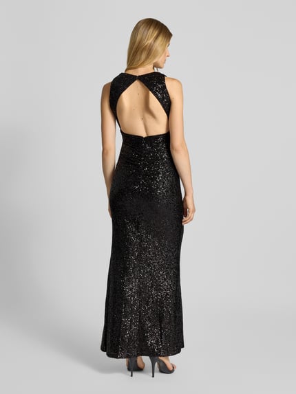 Jake*s Cocktail Abendkleid mit V-Ausschnitt Black 5