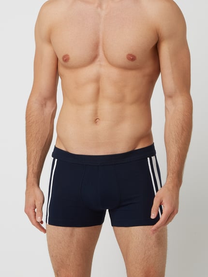 SCHIESSER Trunks met stretch in set van 3 Donkerblauw - 2