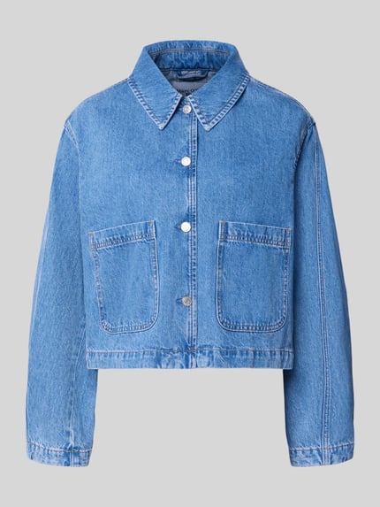 Relaxed Fit Jeansjacke aus reiner Baumwolle Shop The Look MANNEQUINE