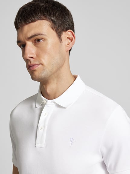 JOOP! COLLECTION Regular fit poloshirt met logostitching Wit - 3