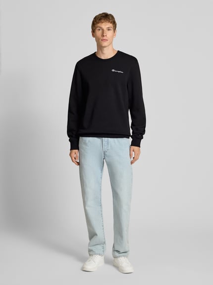 Champion Bluza z wyhaftowanym logo Czarny 1