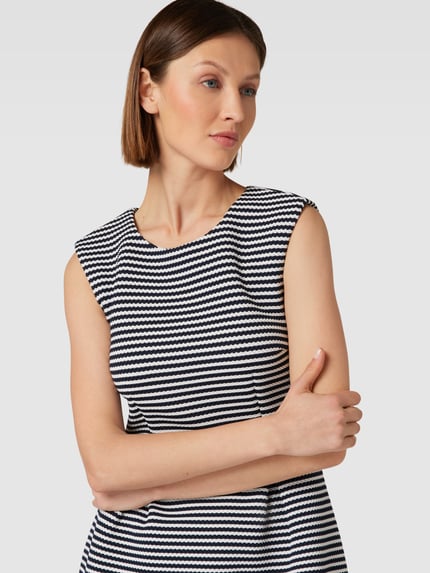Jake*s Collection Kleid mit Streifenmuster Marine 3