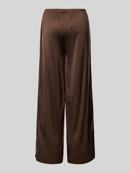 Marc O'Polo Pyjamabroek met satijnlook Donkerbruin - 3
