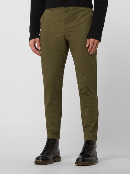 Matinique Chino mit Stretch-Anteil Modell 'Liam' Oliv 4