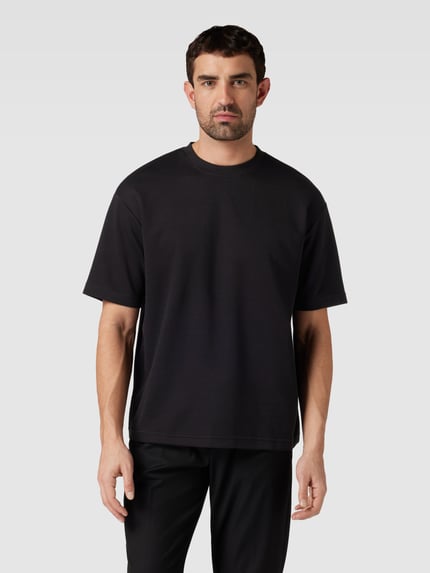 Selected Loose Fit T-Shirt mit Rundhalsausschnitt Modell 'OSCAR' Black 4