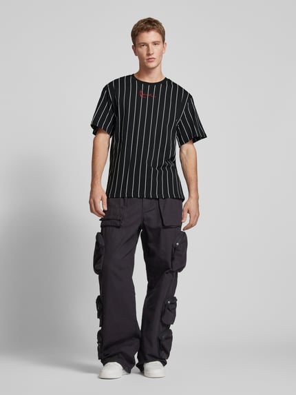 Karl Kani T-Shirt mit Label-Stitching Black 1