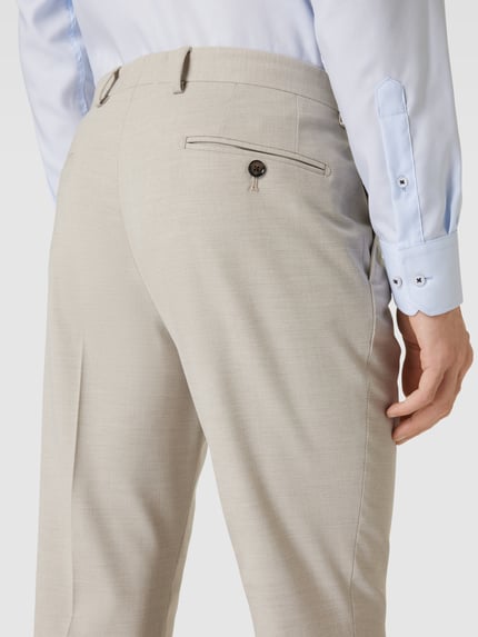 Pierre Cardin Regular Fit Stoffhose mit Strukturmuster Modell 'Ryan' Beige 3