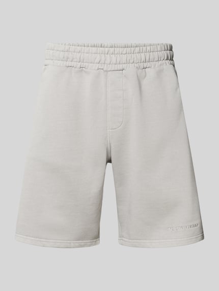 Regular Fit Sweatshorts mit Logo-Stitching Shop The Look MANNEQUINE