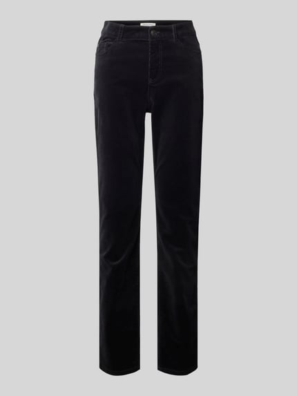 Christian Berg Woman Slim Fit Cordhose im 5-Pocket-Design Black 2