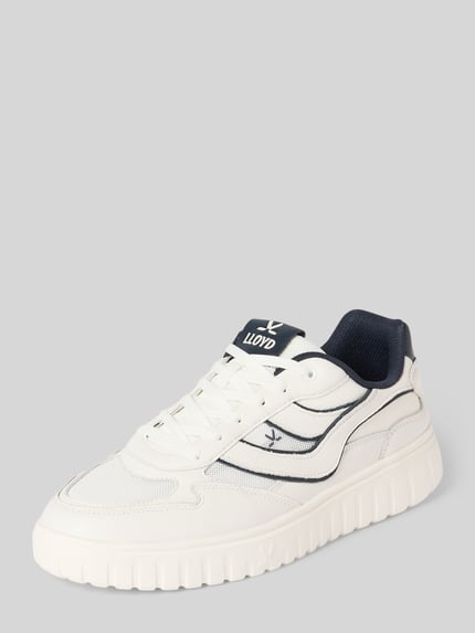 LLOYD Sneaker aus Leder-Textil-Mix Modell 'TORO WAVE' Offwhite 1