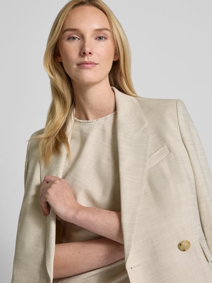 BOSS Blazer met paspelzak op de borst, model 'Jaleto' Beige - 3