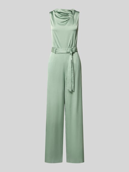 COMMA Jumpsuit aus Satin im ärmellosen Design Mint 2