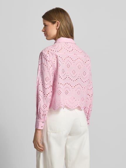 ONLY regular fit overhemdblouse van puur katoen model 'VALAIS' Roze - 5